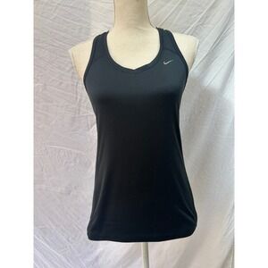 Nike Dri-FIT Tank Top Women's Racerback Running Sleeveless Black Gym